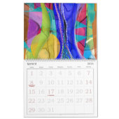 Abstracte Natuur Agenda Kalender (Mar 2026)