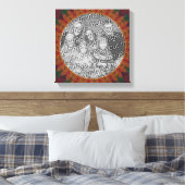 Abstracte Natuur Art Creëer Uw eigen foto Canvas Afdruk (Insitu (Slaapkamer))