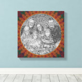 Abstracte Natuur Art Creëer Uw eigen foto Canvas Afdruk (Insitu (Houten vloer))