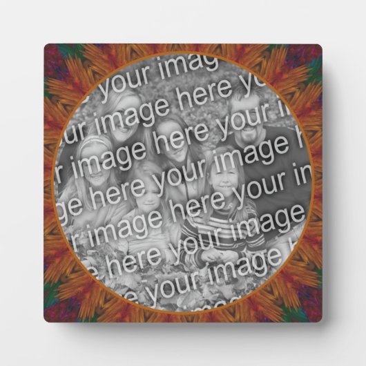 Abstracte Natuur Art Creëer Uw eigen foto Fotoplaat (Voorkant)