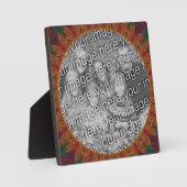 Abstracte Natuur Art Creëer Uw eigen foto Fotoplaat (Voorkant)