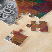 Abstracte Natuur Art Lijst Creëer Uw eigen foto Legpuzzel (Zijkant)