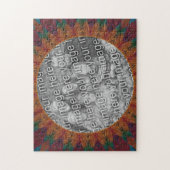 Abstracte Natuur Art Lijst Creëer Uw eigen foto Legpuzzel (Verticaal)