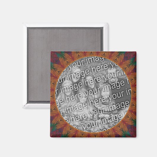 Abstracte Natuur Art Lijst Creëer Uw eigen foto Magneet (Voorkant / Achterkant)