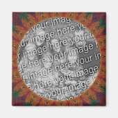 Abstracte Natuur Art Lijst Creëer Uw eigen foto Magneet (Voorkant)