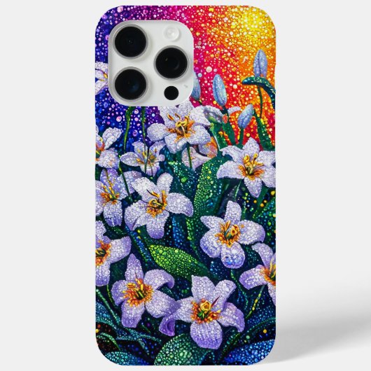 Abstracte natuur bloemen Case-Mate iPhone case (Achterkant)