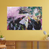 Abstracte Natuur Canvas afdrukken (Insitu (Woonkamer))