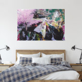 Abstracte Natuur Canvas afdrukken (Insitu (Slaapkamer))