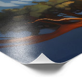Abstracte Natuur Foto Afdruk (Hoek)