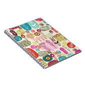 Abstracte Natuur Iconen Notitieboek (Rechterzijde)