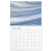 Abstracte natuur kalender (Jan 2026)