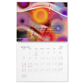 Abstracte Natuur Kalender (Feb 2027)