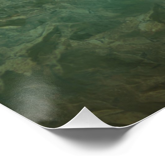 Abstracte Natuur Landschapskunst Perfect Poster (Hoek)