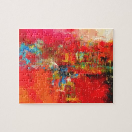 Abstracte Natuur Landschapsvorming Legpuzzel (Horizontaal)