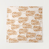 Abstracte Natuur, minimalistisch naadloos patroon. Wandkleed (Voorkant (horizontaal))