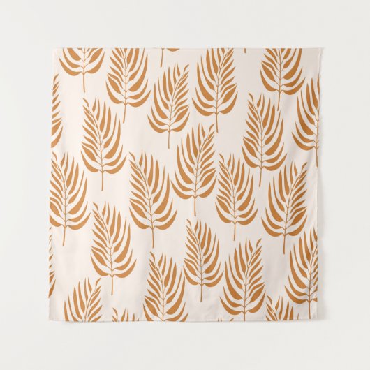 Abstracte Natuur, minimalistisch naadloos patroon. Wandkleed (Voorkant)