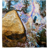 abstracte natuur nog steeds douchegordijn (Voorkant)