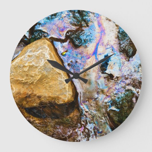 abstracte natuur nog steeds grote klok (Voorkant)