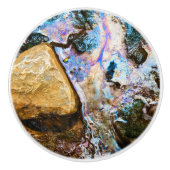 abstracte natuur nog steeds waterkeramische knop (Voorkant)