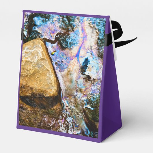 abstracte natuur nog watervrije doos bedankdoosjes (Achterkant)