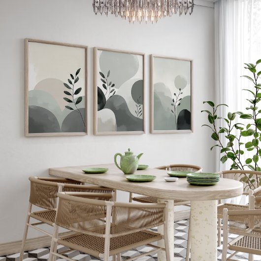 Abstracte Natuur Plant Minimalistische Wall Art Se Muurkunst Sets