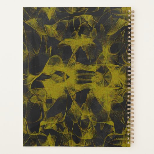 abstracte natuur samenstelling planner (Achterkant)