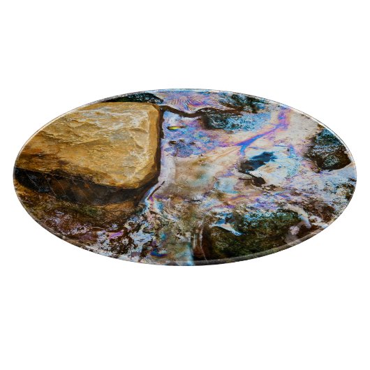 abstracte natuur stille water snijplank (Hoek)