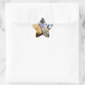 abstracte natuur stille water ster sticker (Tas)