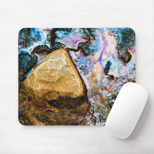 abstracte natuur stilstaand water muismat (Met muis)