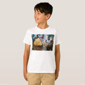 abstracte natuur stilstaand water t-shirt (Voorkant volledig)