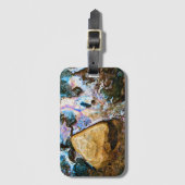 abstracte natuur stilwater bagagelabel (Voorkant (verticaal))