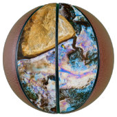 abstracte natuur stilwater basketbal (Verticaal)