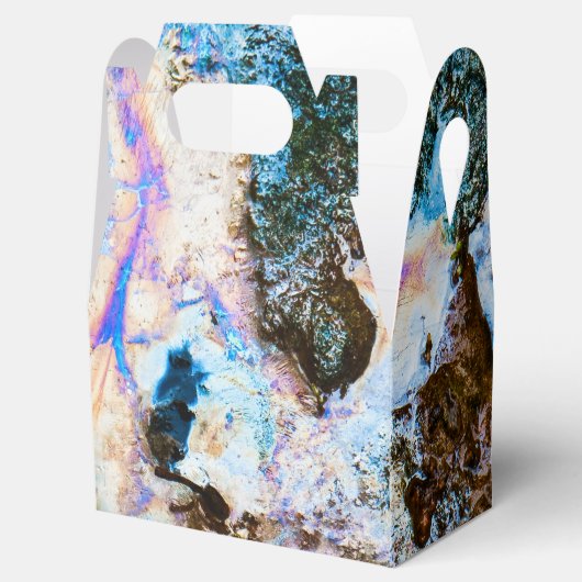 abstracte natuur stilwater bedankdoosjes (Geopend)