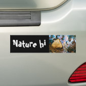 abstracte natuur stilwater bumpersticker (Op auto)