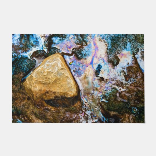 abstracte natuur stilwater deurmat (Voorkant)
