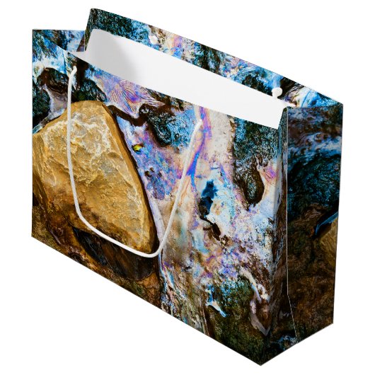 abstracte natuur stilwater groot cadeauzakje (Voorkant Gekanteld)
