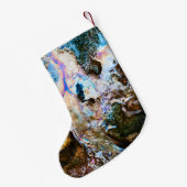 abstracte natuur stilwater kleine kerstsok (Achterkant (Hangend))