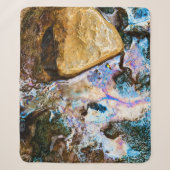 abstracte natuur stilwater sherpa deken (Voorkant)