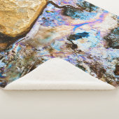 abstracte natuur stilwater sherpa deken (3/4)