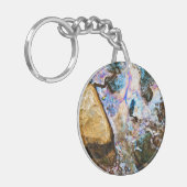 abstracte natuur stilwater sleutelhanger (Voorkant Links)