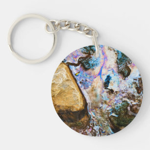 abstracte natuur stilwater sleutelhanger