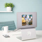 abstracte natuur stilwater sticker (Laptop op bureau)