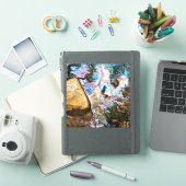 abstracte natuur stilwater sticker (iPad Cover)