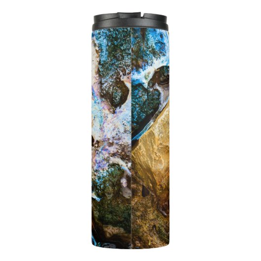 abstracte natuur stilwater thermosbeker (Achterkant)