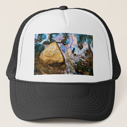abstracte natuur stilwater trucker pet (Voorkant)