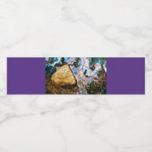 abstracte natuur stilwater waterfles etiket (Enkel label)