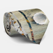 Abstracte natuur stropdas (Opgerold)