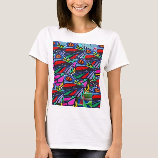 Abstracte Natuur T-shirt (Voorkant)