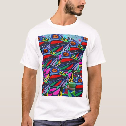 Abstracte Natuur T-shirt (Voorkant)