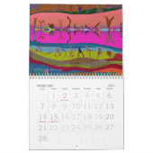 Abstracte Natuur Tekeningen Kalender (Feb 2027)